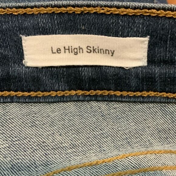 Frame Denim Le High stepped-hem skinny jeans Sz 26 - Picture 9 of 13